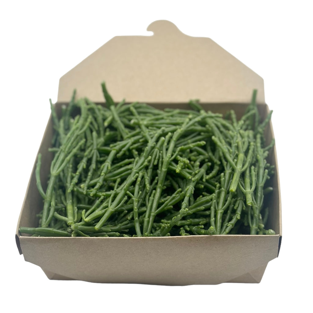 Sustainable carton with samphire within