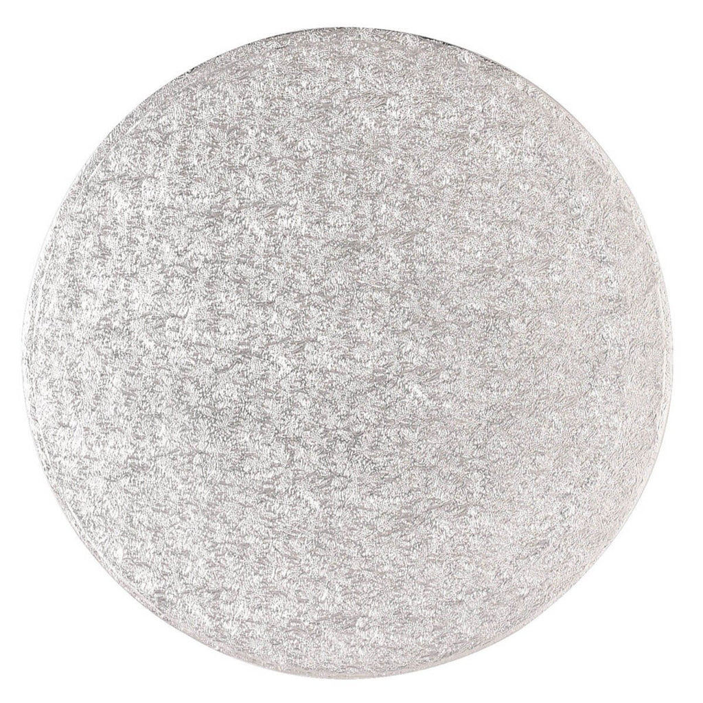Round Silver Cake Board - 5mm Thick