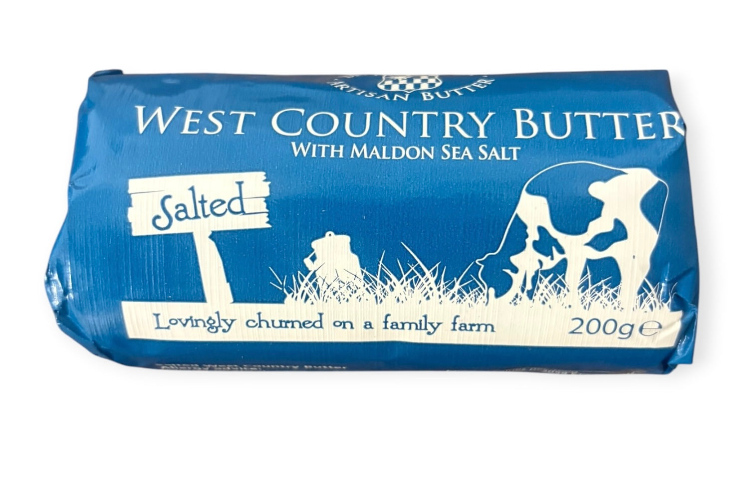 West Country Salted Butter with Maldon Sea Salt 200g