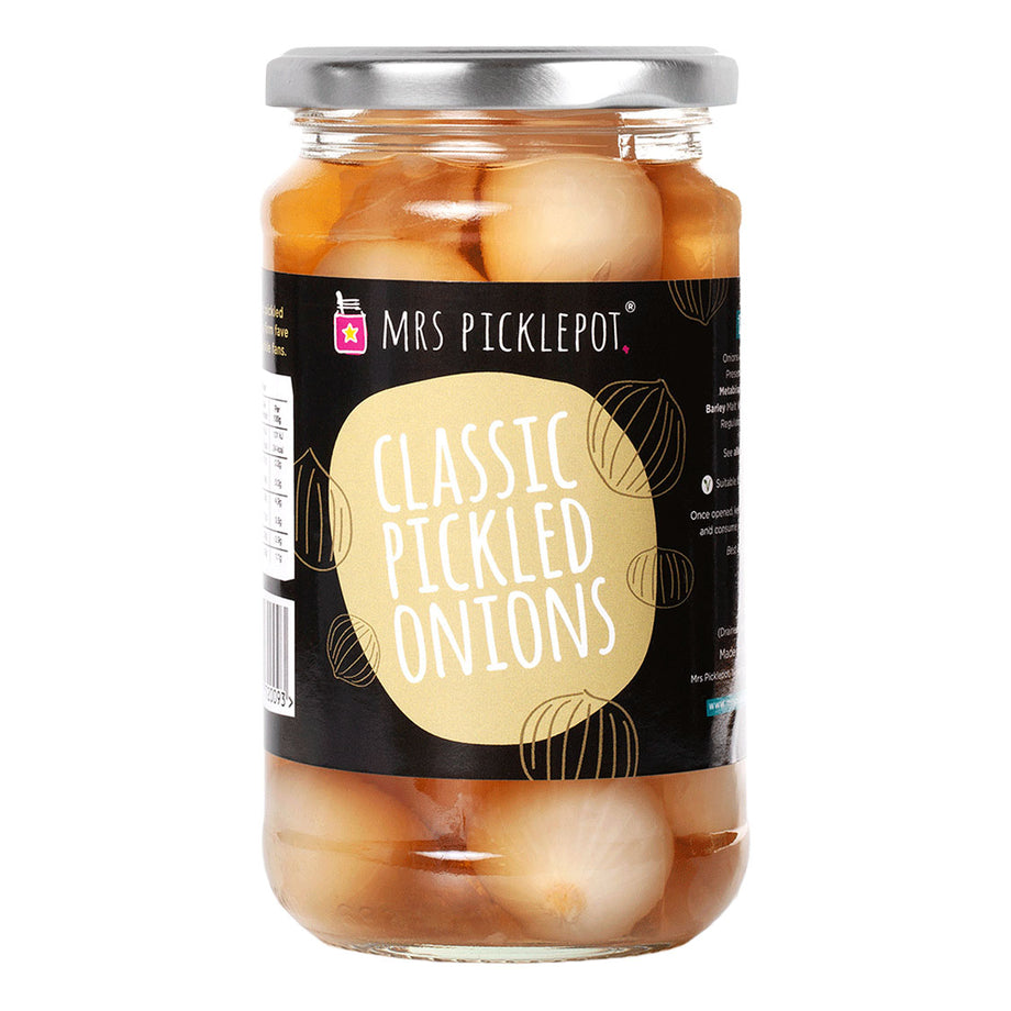 Classic pickled onions (440g) – Nearly Naked Veg