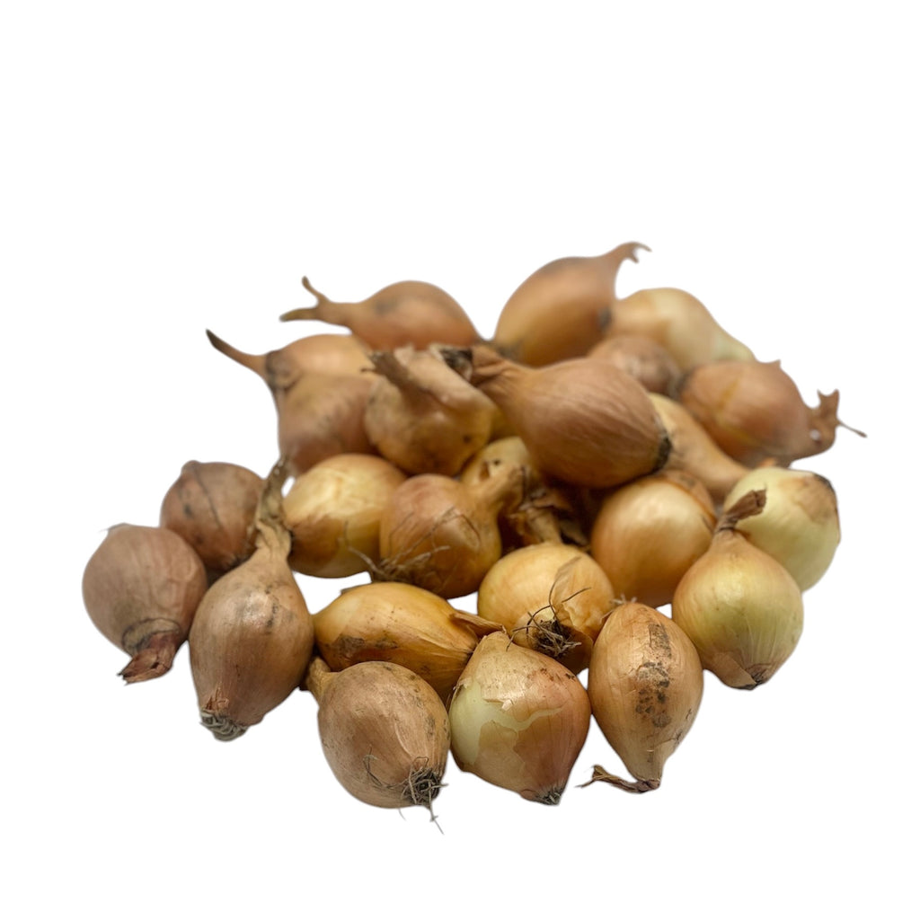 A Mix of pickling onions